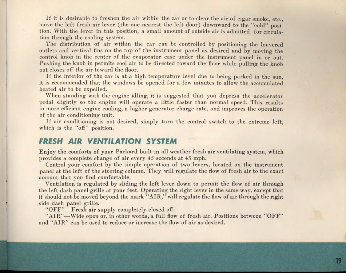 1956 Packard Owners Manual Page 48